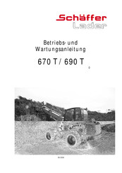 Schäffer Lader 670 T Betriebs- Und Wartungsanleitung