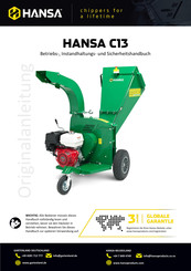 Hansa C13 Betriebs-, Instandhaltungs- Und Sicherheitshandbuch