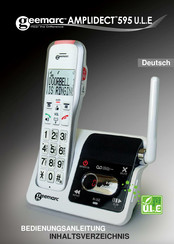Geemarc AMPLIDECT 595 U.L.E Bedienungsanleitung