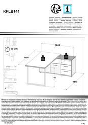 Forte KFLB141 Montageanleitung