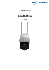Jovision IP-SPS03 Kurzanleitung
