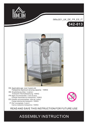 HOMCOM 342-013 Bedienungsanleitung