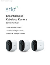 Arlo Essential XL Benutzerhandbuch