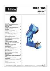 Gude GKS 108 Übersetzung Der Originalbetriebsanweisung