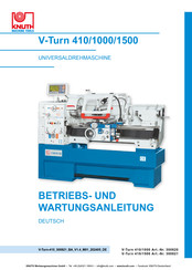 Knuth 300820 Betriebs- Und Wartungsanleitung