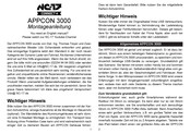NC-17 APPCON 3000 Montageanleitung