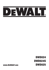 DeWalt DWD024 Bersetzung Der Originalanweisungen