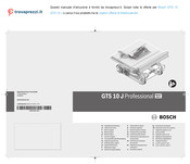 Bosch GTS 10 J Originalbetriebsanleitung