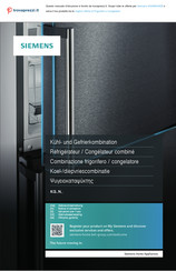 Siemens KG39NXXEB Gebrauchsanleitung