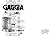 Gaggia Achille Gebrauchsanweisung