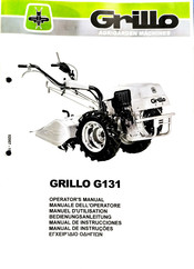 Grillo 596297 Bedienungsanleitung