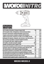 Worx Nitro WX355 Serie Originalbetriebsanleitung