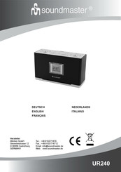 SOUNDMASTER UR240 Bedienungsanleitung