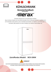 Merax BCD-106W Benutzerhandbuch