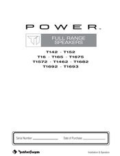 Rockford Fosgate POWER T152 Bedienungsanleitung