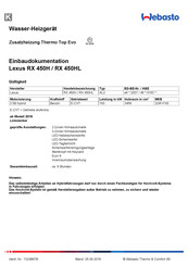 Webasto Thermo Top Evo Bedienungsanleitung
