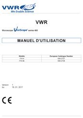 Vwr VisiScope 400 Serie Bedienungsanleitung