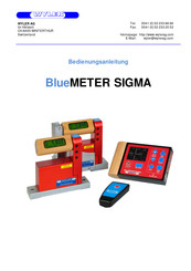 Wyler BlueMETER SIGMA Bedienungsanleitung