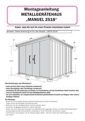 GFP MANUEL 2518 Montageanleitung