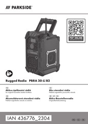 Parkside PBRA 20-Li B2 Originalbetriebsanleitung