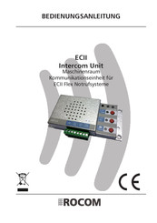Rocom EC II Intercom Unit Bedienungsanleitung