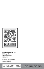 Parkside 436151 2304 Bedienungs- Und Sicherheitshinweise