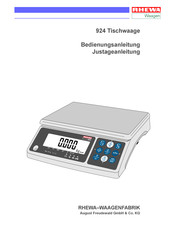 Rhewa 924 Bedienungsanleitung
