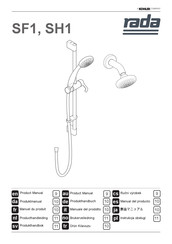 Kohler rada SH1 Produktanleitung