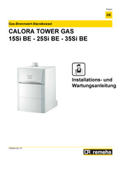 REMEHA 15Si BE Installations- Und Wartungsanleitung