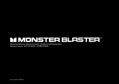 Monster Blaster 2MNSK0928 Handbuch Und Garantieschein
