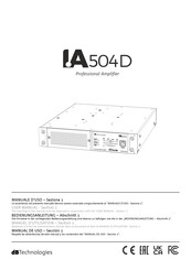 dB Technologies IA504D Bedienungsanleitung