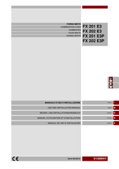 Angelo Po FX 201 E3 Bedien- Und Installationshandbuch