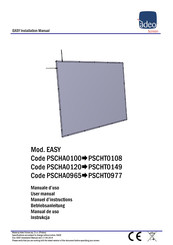 ADEO SCREEN EASY PSCHT0977 Betriebsanleitung
