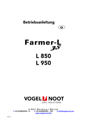 Vogel&Noot L 950 Betriebsanleitung