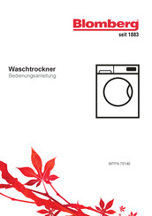 Beko WTFN 75140 Bedienungsanleitung