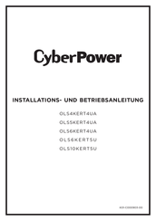 Cyberpower OLS4KERT4UA Installation Und Betriebsanleitung