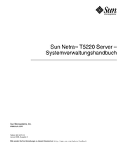 Sun Netra T5220 Systemverwaltungshandbuch