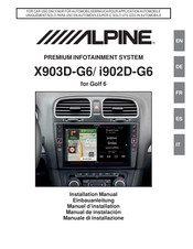 Alpine i902D-G6 Einbauanleitung