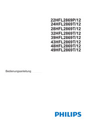 Philips 22HFL2869P/12 Bedienungsanleitung