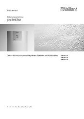 Vaillant geoTHERM VWS 11/1 CK Bedienungsanleitung