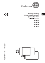 IFM Electronic efector190 DMT435 Montageanleitung