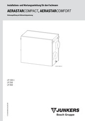 Bosch Junkers LP 350 Installations- Und Wartungsanleitung Für Den Fachmann