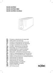 SOLAC BUON GIORNO MINI Ratschläge Und Sicherheitshinweise
