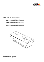 Axis Communications P1385-BE Installationsanleitung