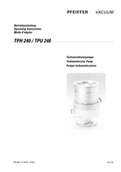 Pfeiffer TPH 240 Betriebsanleitung