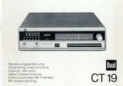 Dual CT 19 Bedienungsanleitung