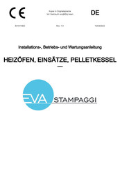 EVA Stampaggi Einsatz 24 Installations-, Betriebs- Und Wartungsanleitung