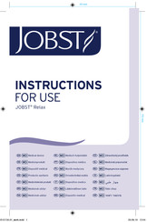 jobst Relax Bedienungsanleitung