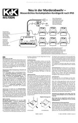 K&K M5700N Bedienungsanleitung