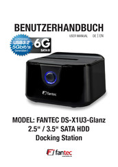 Fantec DS-X1U3-Glanz Benutzerhandbuch